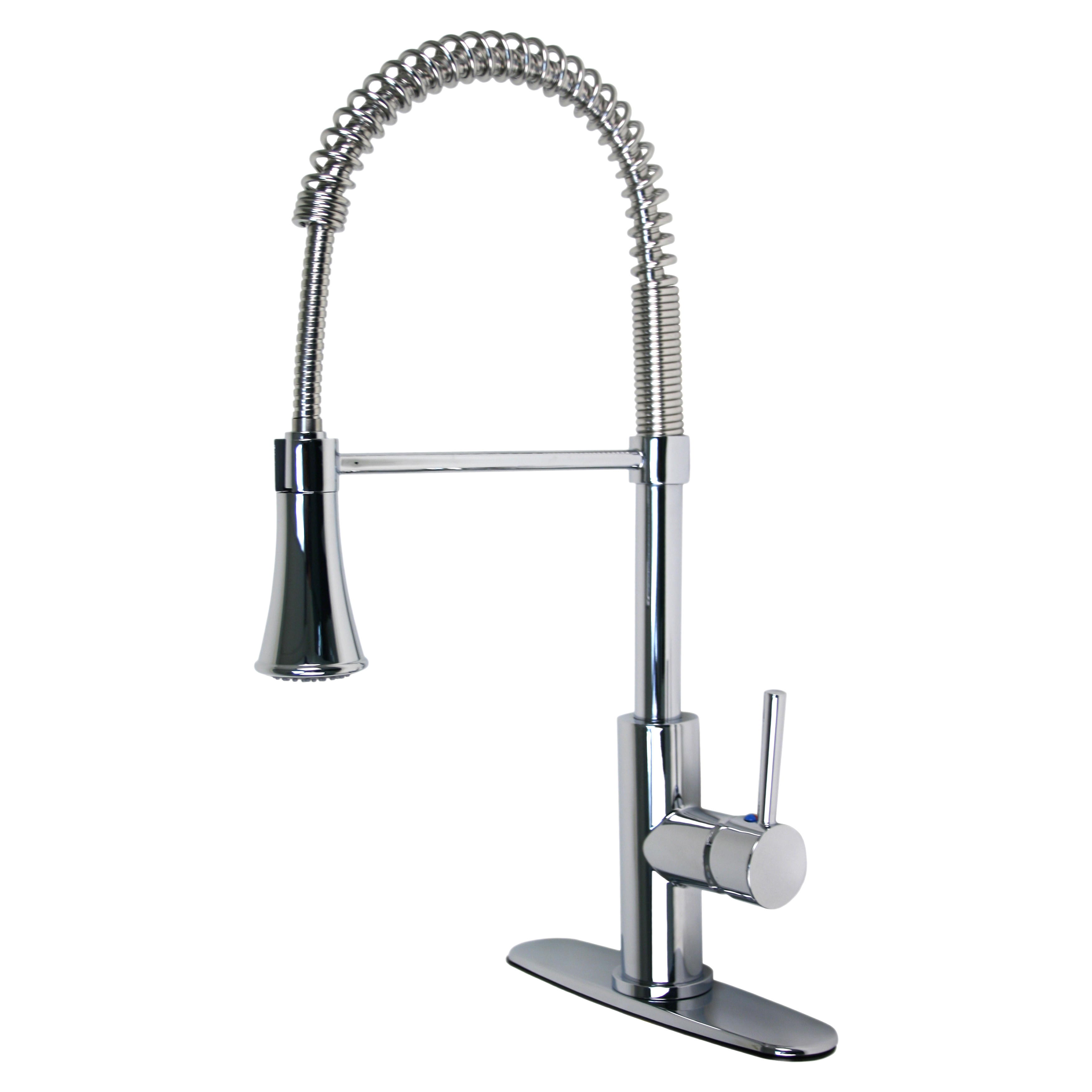 Euro Collection Single Handle Kitchen Faucet With Spring Spout